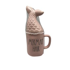 Rae Dunn Mermaid Hair Don't Care Mug With Topper
